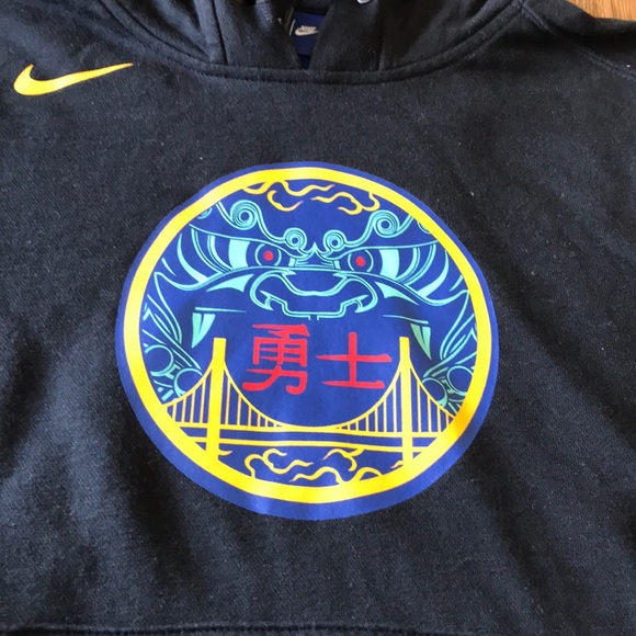 nike golden state sweatshirt